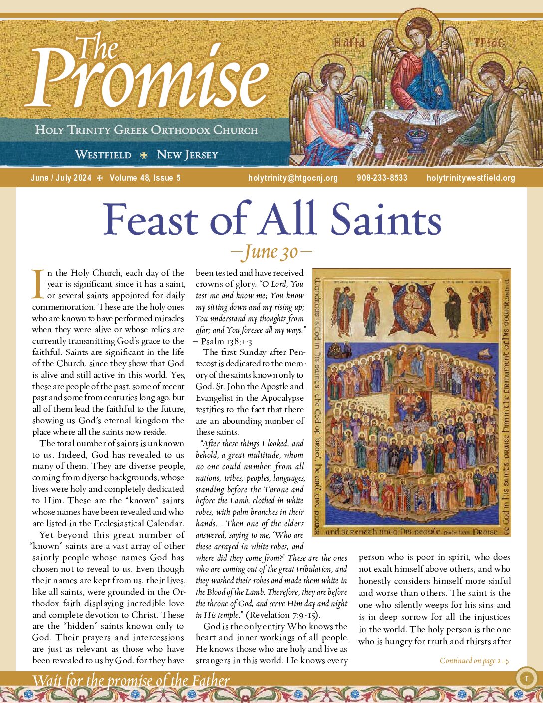 Thumbnail of the first page of 'The Promise – June 2024'