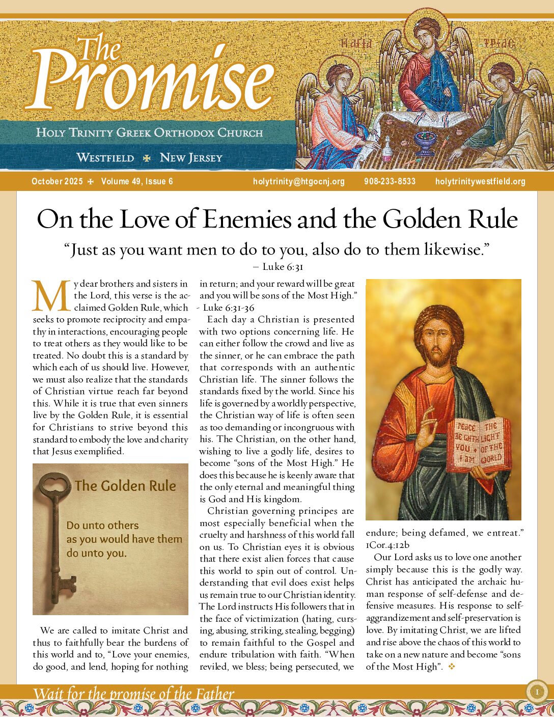 Thumbnail of the first page of 'The Promise – October 2025'