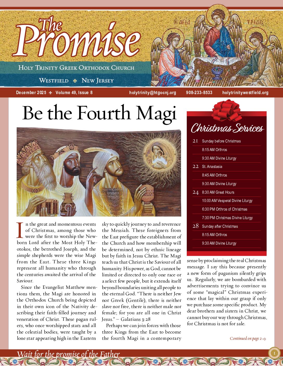 Thumbnail of the first page of 'The Promise – December 2025'